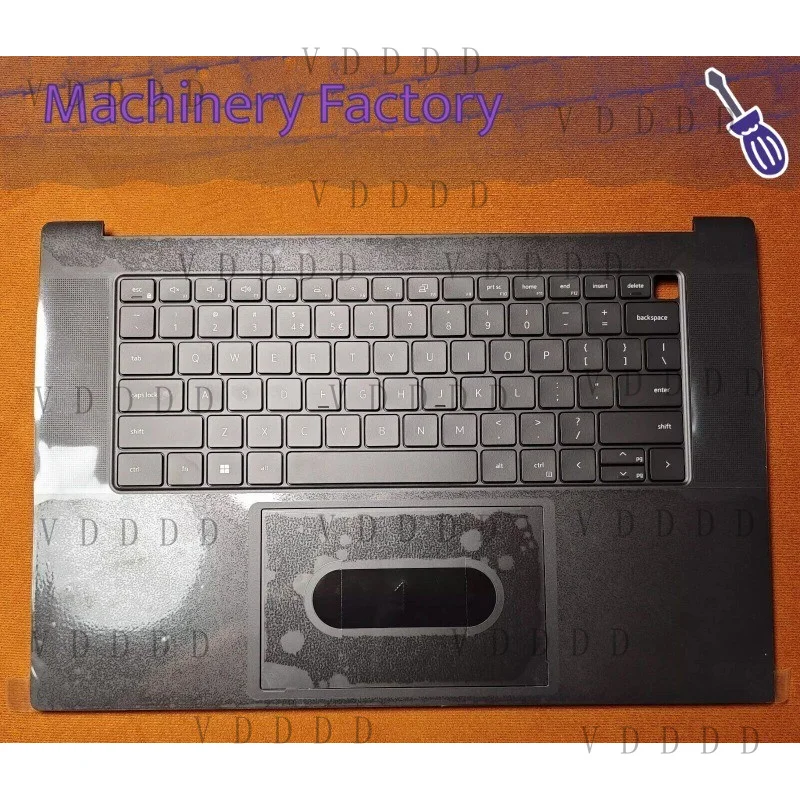 L...  for Dell Precision 5680 M5680 Palmrest Upper Case US Backlit Keyboard TP