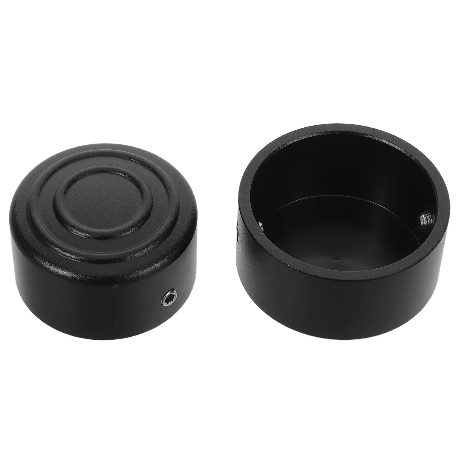 2Pcs Motorcycle Axle Cap Set Vintage Aluminum Alloy Front Rear Nut Covers Chain Guard Protection Accessories Bike Nut Caps