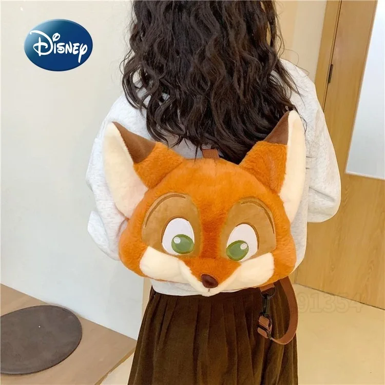 Disney Judinick Nieuwe Pluche Rugzak Cartoon Leuke Pluche Damesrugzak Grote Capaciteit Casual Damesrugzak Hoge Kwaliteit