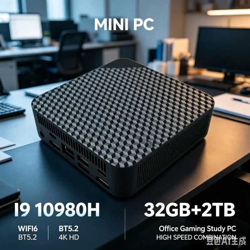2026 Intel Core I9 10980HK RAM 1/2TB SSD WIFI 6 BT5.2 4K 60Hz HD Mini Gaming Office Study Pc Hot Sale Portable Pc Computer