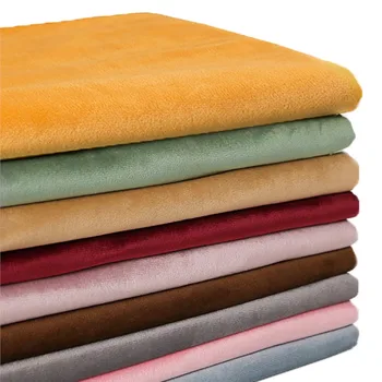 سميكة الذهب المخملية النسيج أفخم أريكة وسادة قماش الستار