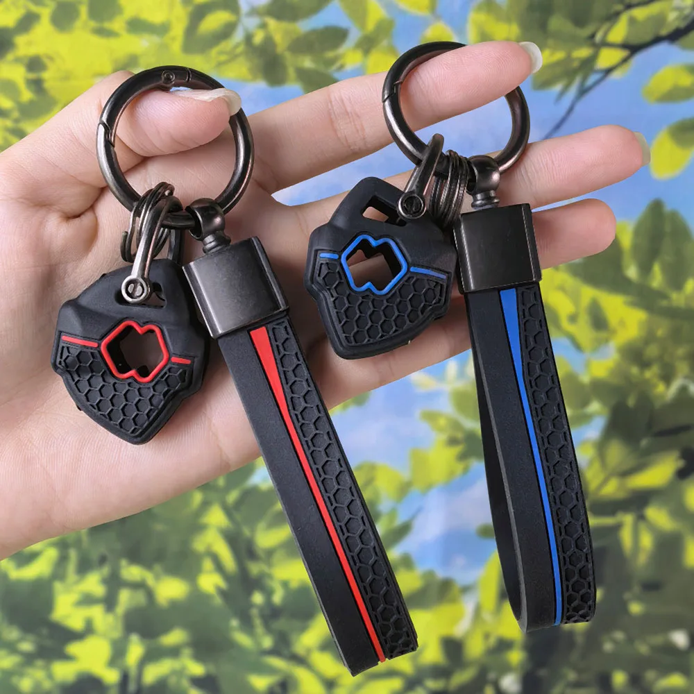 New Silicone Motorcycle Key Case Shell For Suzuki GSX-S 750 1000 1000GT GSXS750 GSXS1000 GSX-S750 Accessories Keychain Key Ring