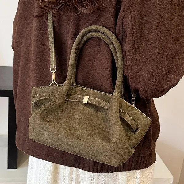 المهنية ماتي حمل حقيبة للنساء 2025 الخريف المتخصصة الجلد المدبوغ حقيبة كتف واسعة ركاب Crossbody محفظة أنيقة #2