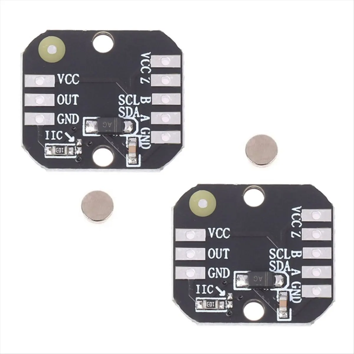 A708Z 2Pcs MT6701 Magnetic Encoder Module PWM/ Brushless Motor Encoder ABZ Mode 1024 Lines Replaces for AS5600 Module Reliable Q