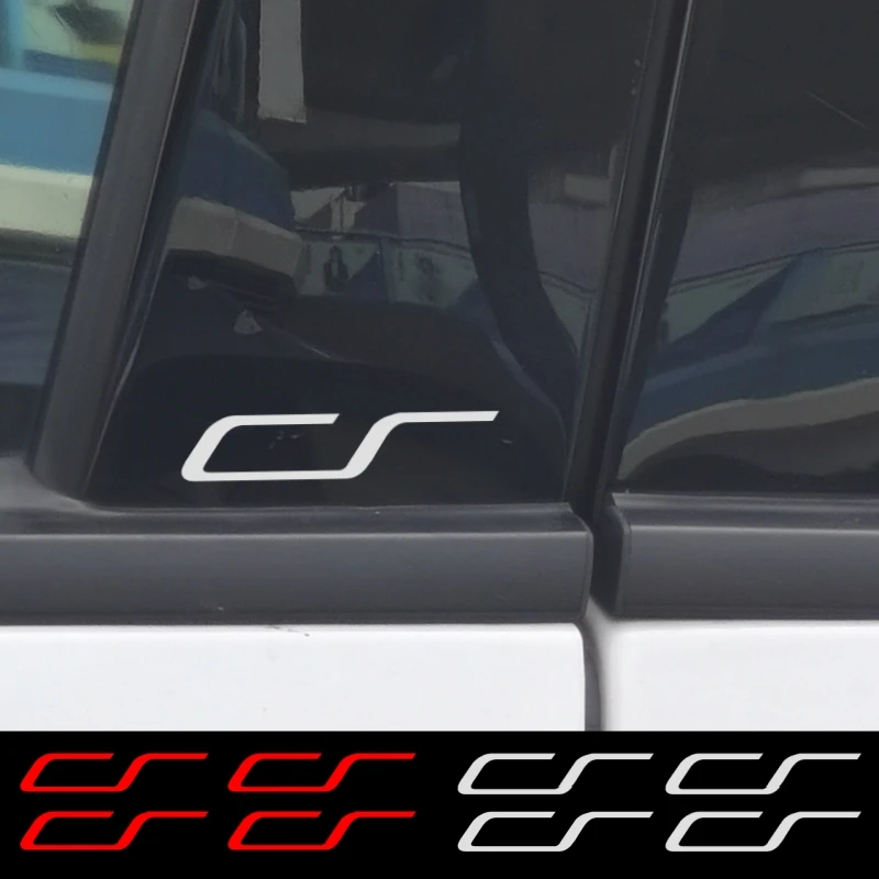4Pcs, Car Sticker Decal Center Pillar Sticker for Volkswagen Clubsport CS GOLF7 GOLF8 MK7 MK8 Creative and Personalized Stickers