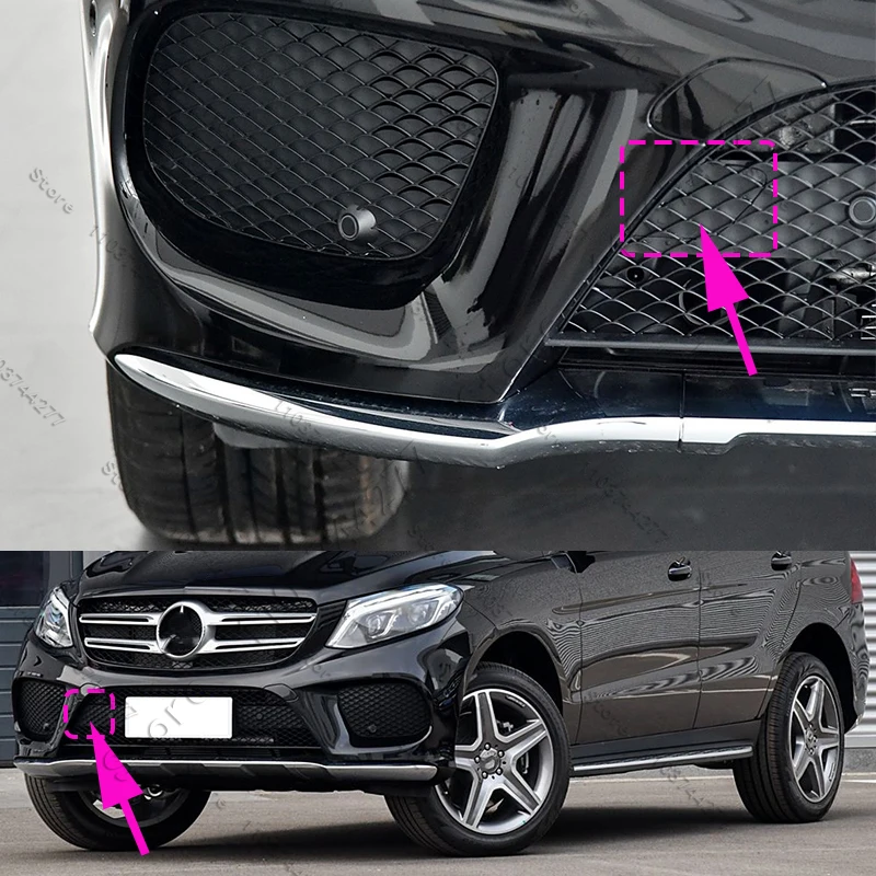 สําหรับ 2016-2019 W166 X166 Mercedes Benz GLE GLS Class ด้านหน้ากันชนฝาครอบ Unpainted 2928855722