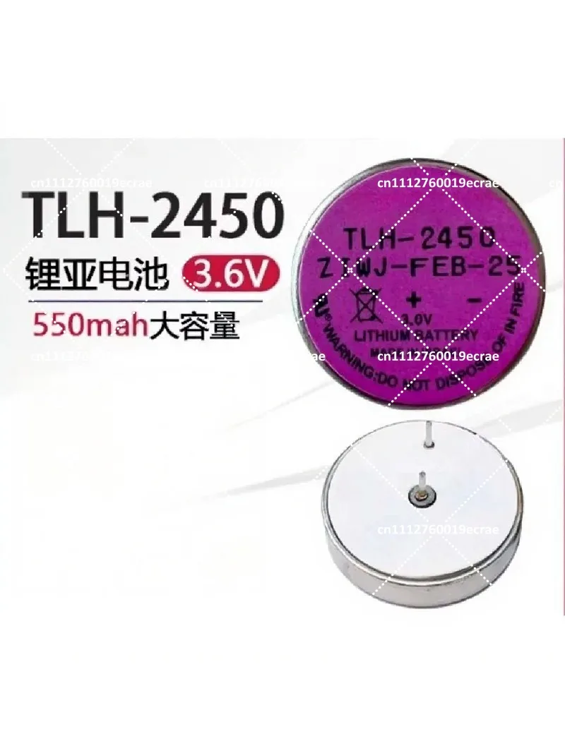 TLH-2450 3.6V Lithium Button Battery for Tire Pressure Sensor, High Temperature Resistant, Long Life
