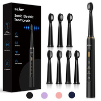 SEJOY Sonic Electric Toothbrush Personal Care Oral Cleaning Appliances IPX7 With 3 Modes Smart Rechargeable Automatic Toothbrush