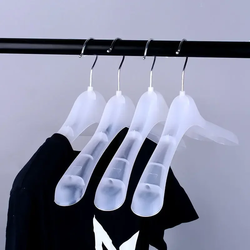 Japanese Simplicity Hangers Wide Shoulder Anti Slip Adult Suits Wardrobe Shops Hanging Clothes Rack Dress Pants Support Shelf