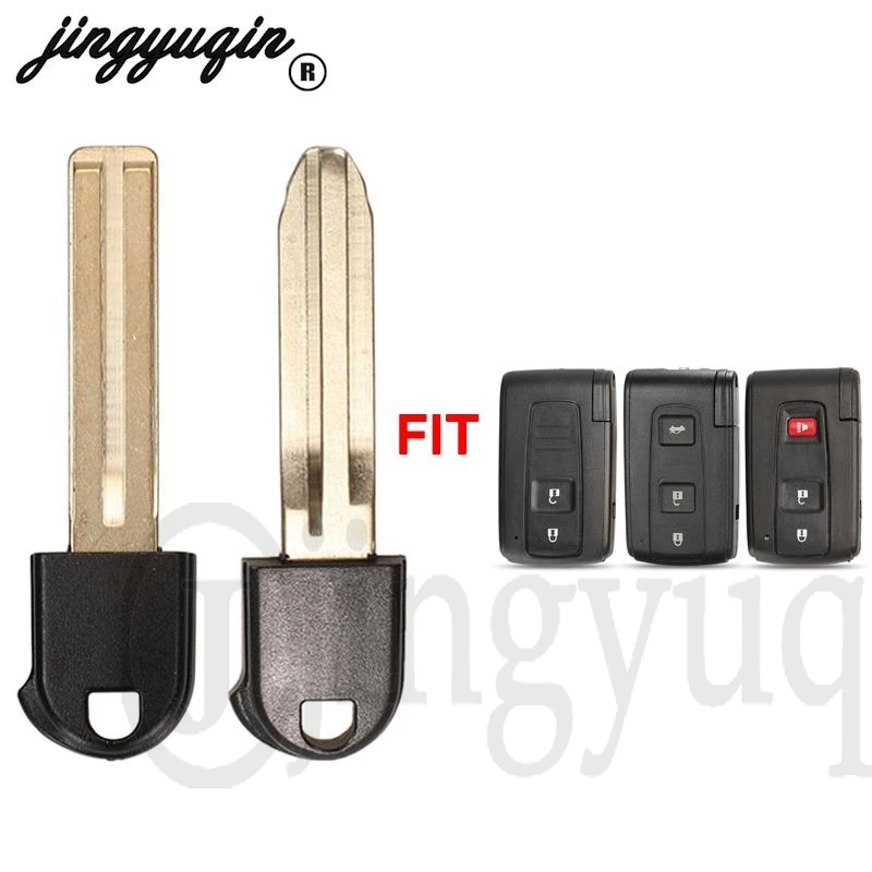 

jingyuqin For Toyota Prius 2004 2005 2006 2007 2008 2009 Car Remote Emergency Key TOY43 TOY48 Blade Fob Replacement