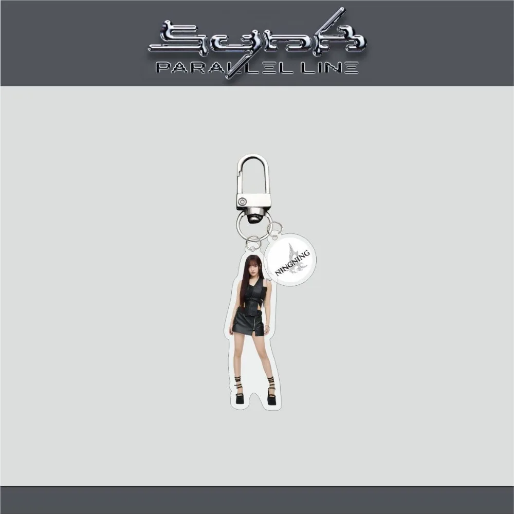 Kpop Key Chain KARINA GISELLE WINTER NINGNING Acrylic Keychain Keyring Bag Accessories Gift Fans Collection