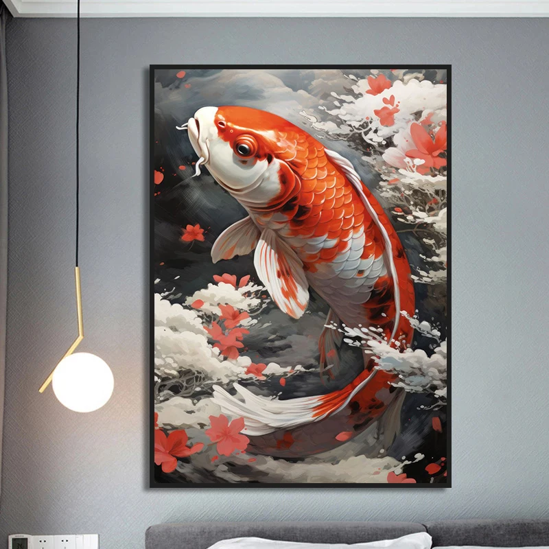 Wildlife Animal Wolf Horse Owl Eagle Fox Parrot Poster Print Butterfly Flamingo Canvas Painting for Living Room Home Decor