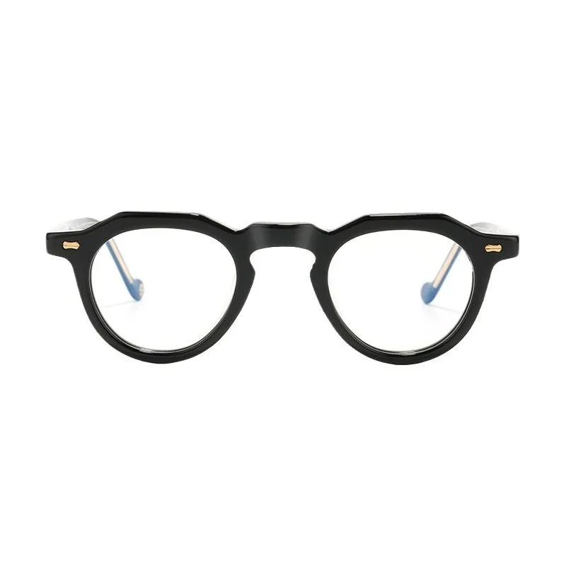 Belight البصرية جولة إيطاليا خلات اليدوية سميكة خلات خمر النظارات الرجعية وصفة طبية عدسة sk1055