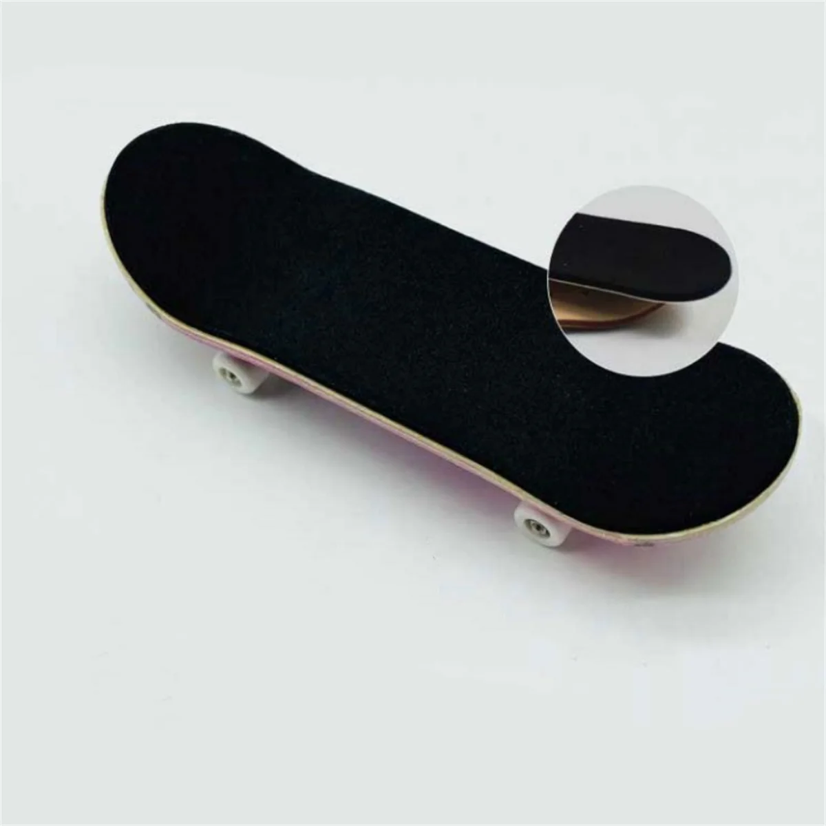 Finger skateboard 34mm shaft long fingertip double warp board, adjustable pulley free disassembly, come with skateboard sticker