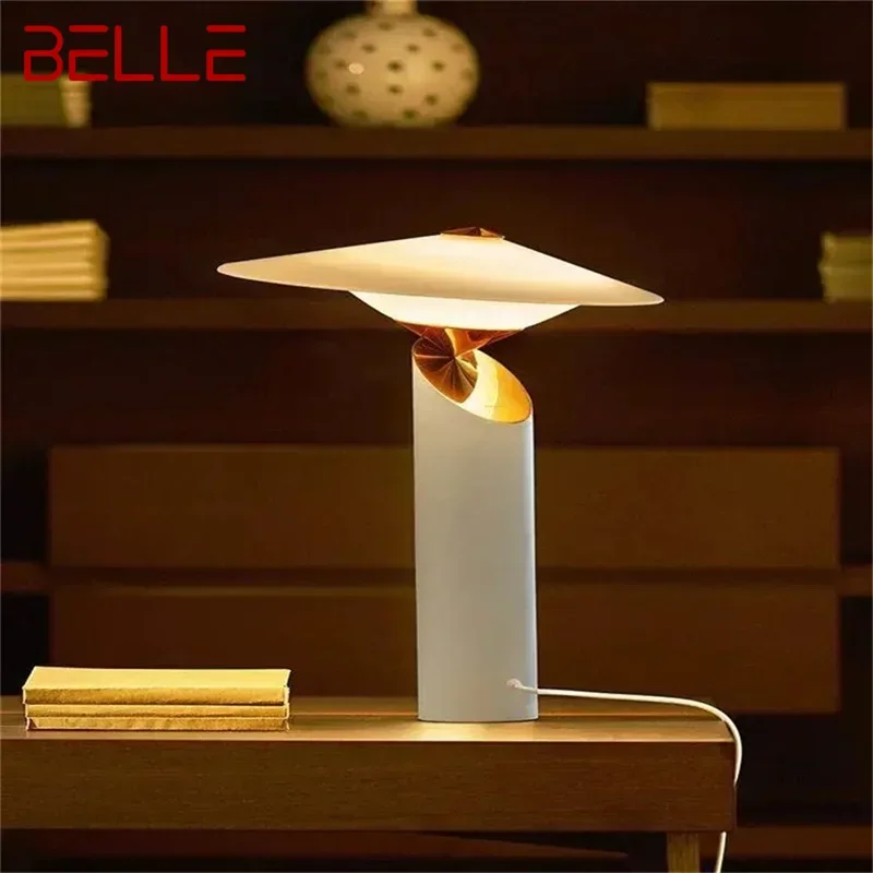 BELLE A Italian Style Table Floor Lamp Vintage Simple Design LED Bedside Desk Light Decor for Home Living Room Hotel