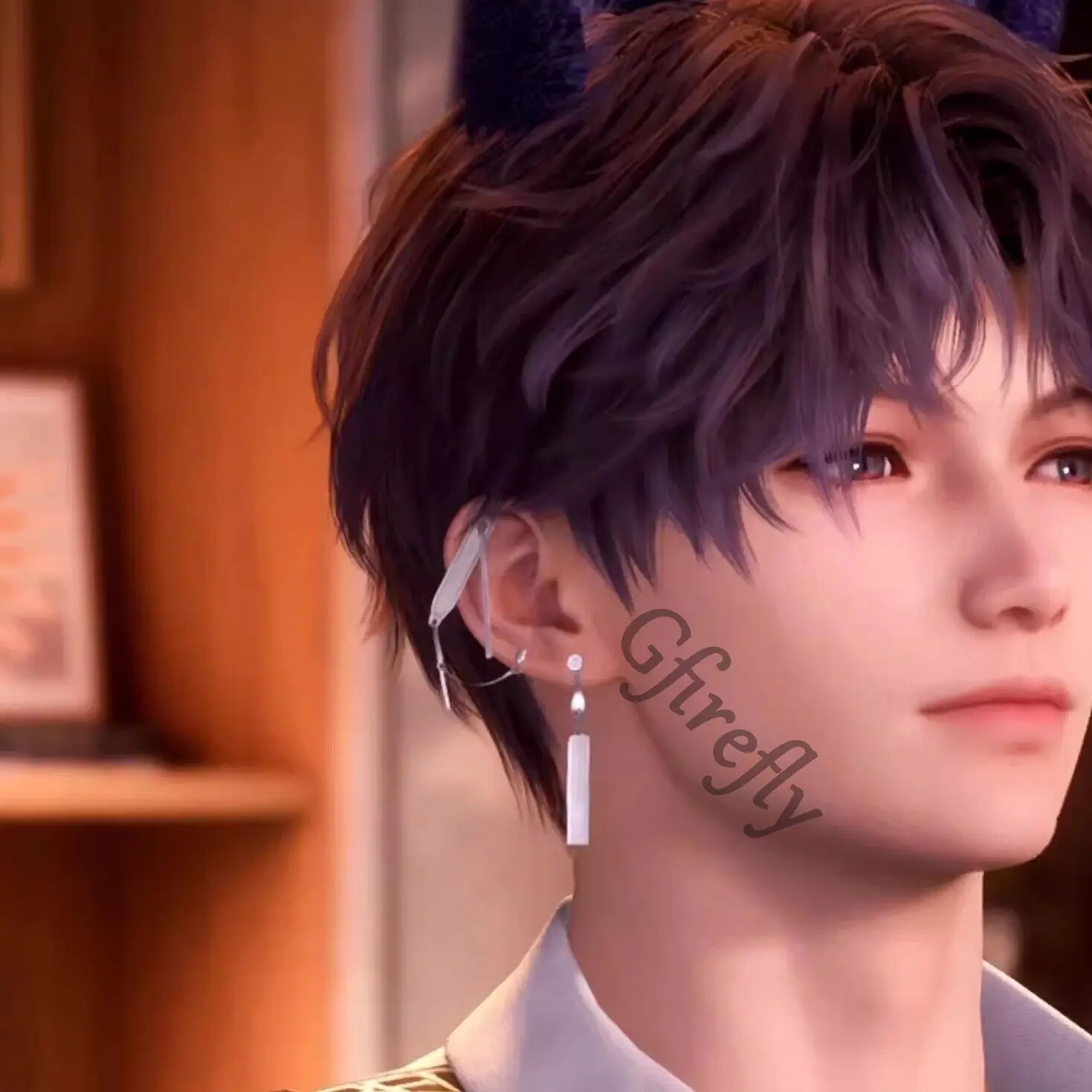 Amor e espaço profundo rafayel eardrop corrente borlas cosplay acessórios colegas decorar anime ambido presente