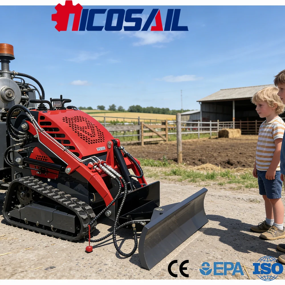 

Mini Skid Steer Loader CE Certified Euro 5 Durable Structure Strong Power Flexible Control for Agricultural Narrow Space