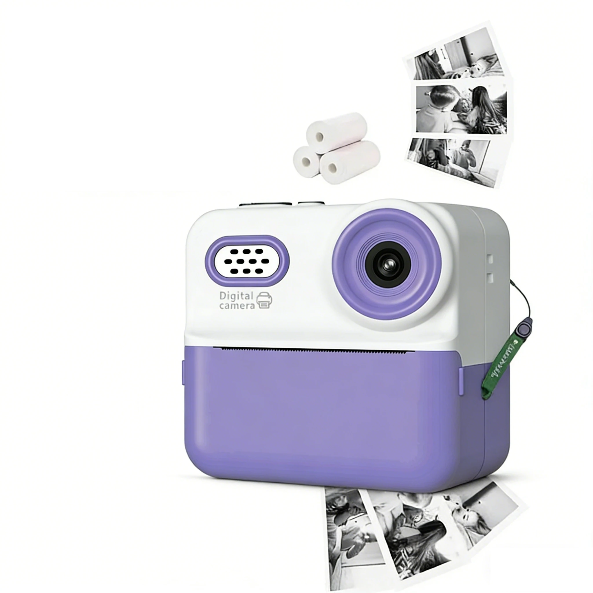 Mini Printer Portable Thermal Instant Print Photo Digital Camera Printing Photo Printer Machine Birthday Gifts