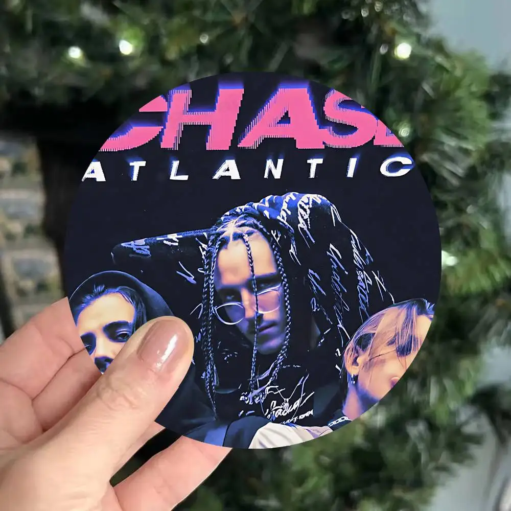 singer group C-Chase Atlantic music Album Wooden Coaster Heat-Resistant Drink Mats with Non-Slip Base, Perfect Gift Idea