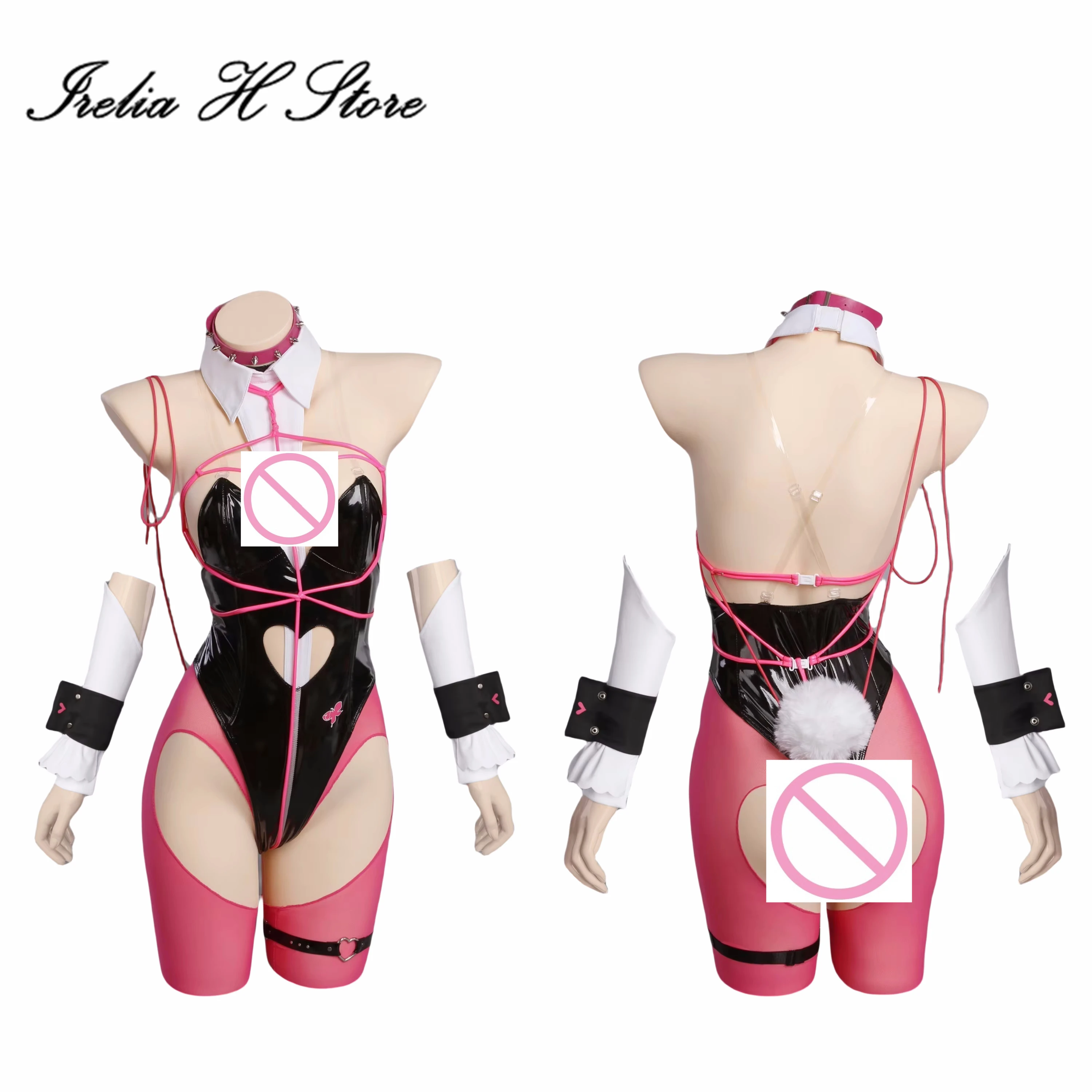 

Irelia H Anime N i cos kke Velvet Cosplay Costume Erotic Sexy Binding Strap Jumpsuit Sexy lingerie private photo shoots Female
