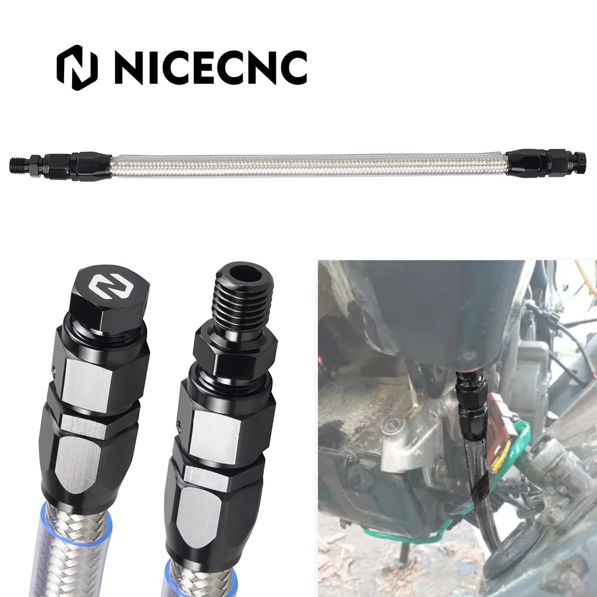 

For 2007-2012 KTM LC8 990 Adventure Oil Tank Drain Hose for KTM 990 Adventure 06-13 990 Adventure R 09-12 950 Adventure 02-06