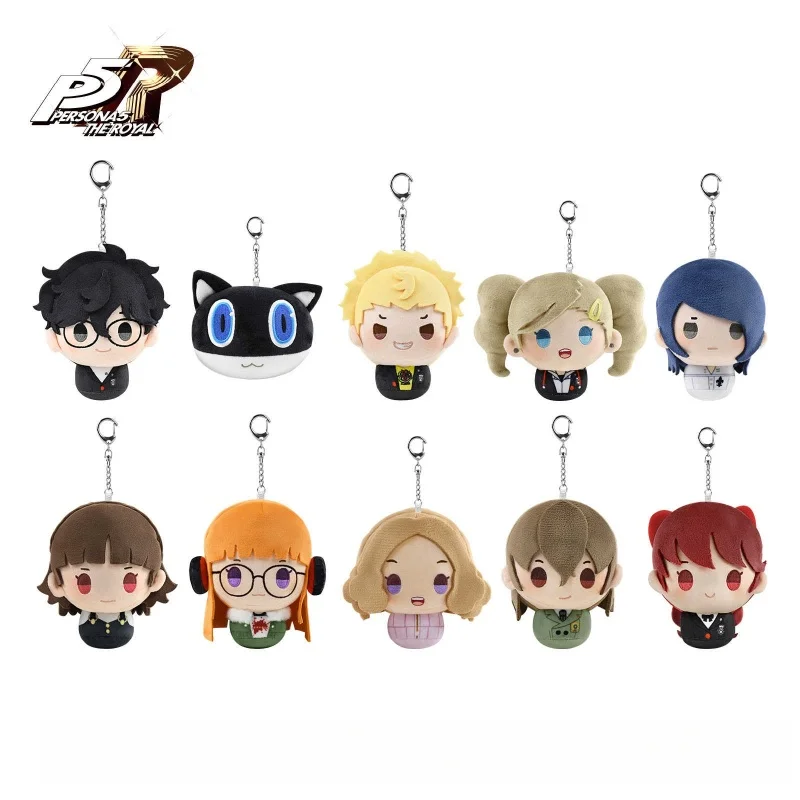 

Genuine Persona 5 Royal Anime Character Figures Plush Filled Pendant Keychain Joker Periphery Goods Exquisite Decorative Gift