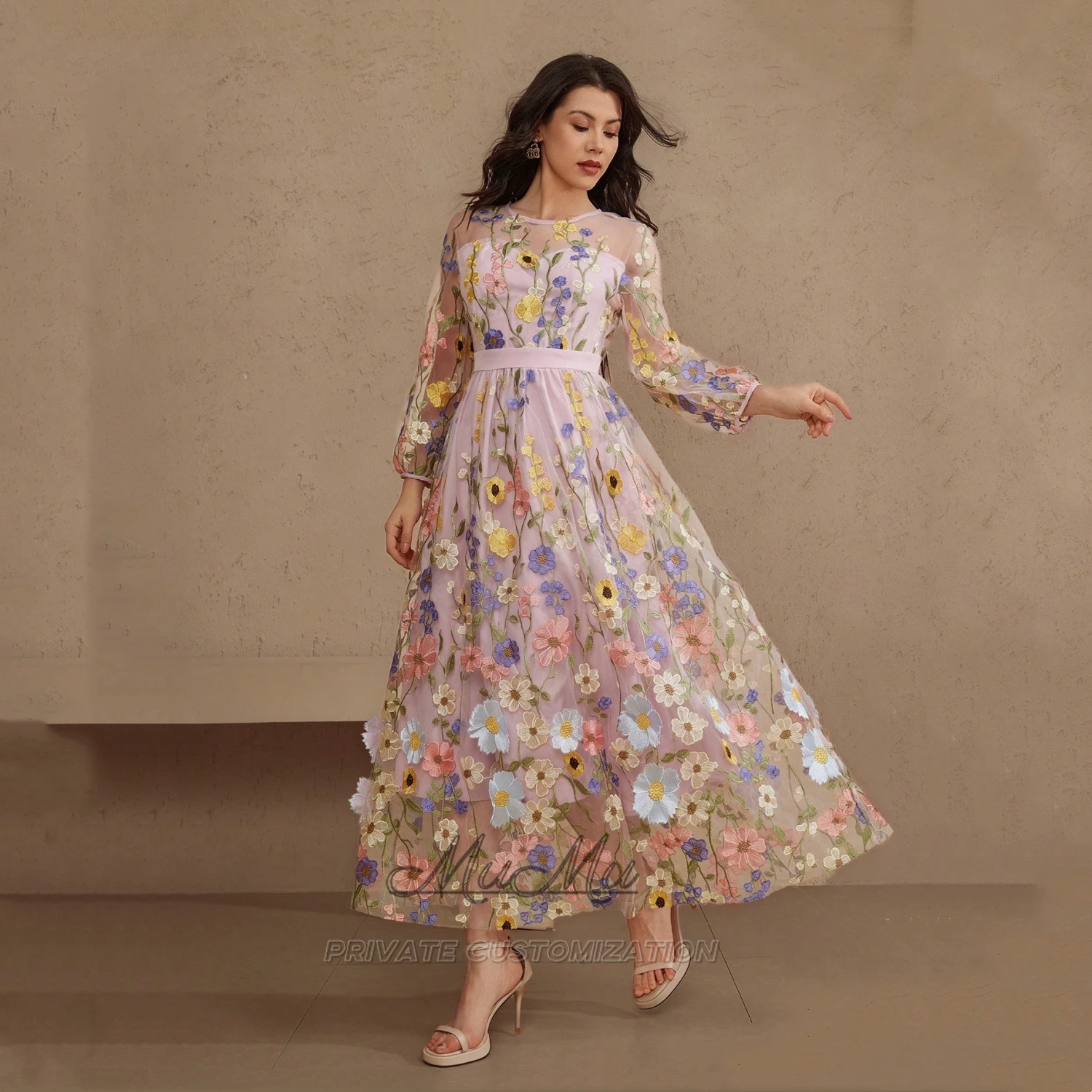 

MuMu Customized Elegant Party Dresses Luxury Prom Dresses 2025 Wedding Party Dresses Civil Wedding Dresses Flower long Dresses