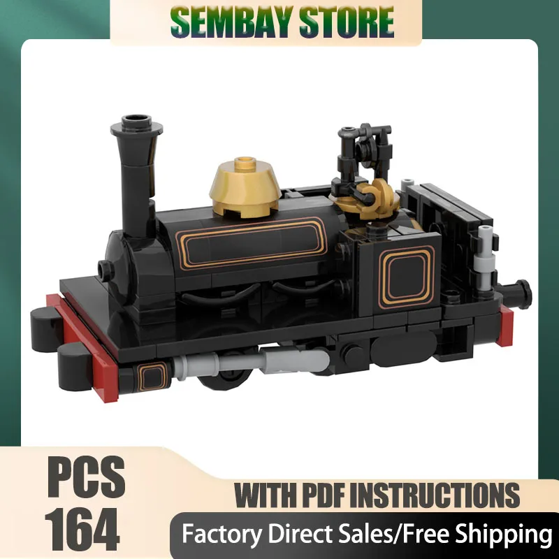 

Railway Train Model Moc Building Bricks Modular Quarry Train Model Technology Blocks Christmas DIY Car Toy Construction Gifts