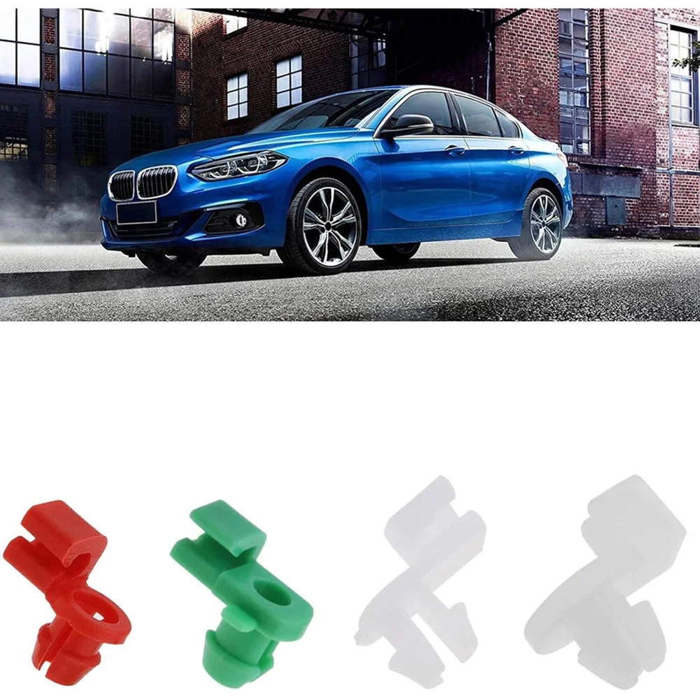 24 PCS Car Door Lock Rod Clips Kit For 2.9mm 3.2mm 3.6mm 3.8mm Holes Plastic Interior Fastener Set