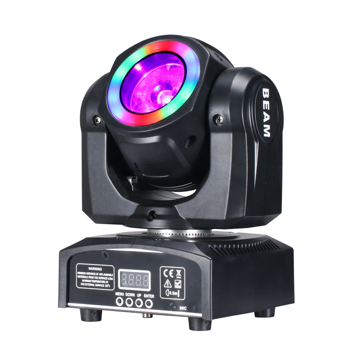 Oświetlenie DJ Mini Moving Head Led 60W Beam Stage Light z 12LED SMD5050 RGB Super Bright DJ Spot Wash Dmx Control