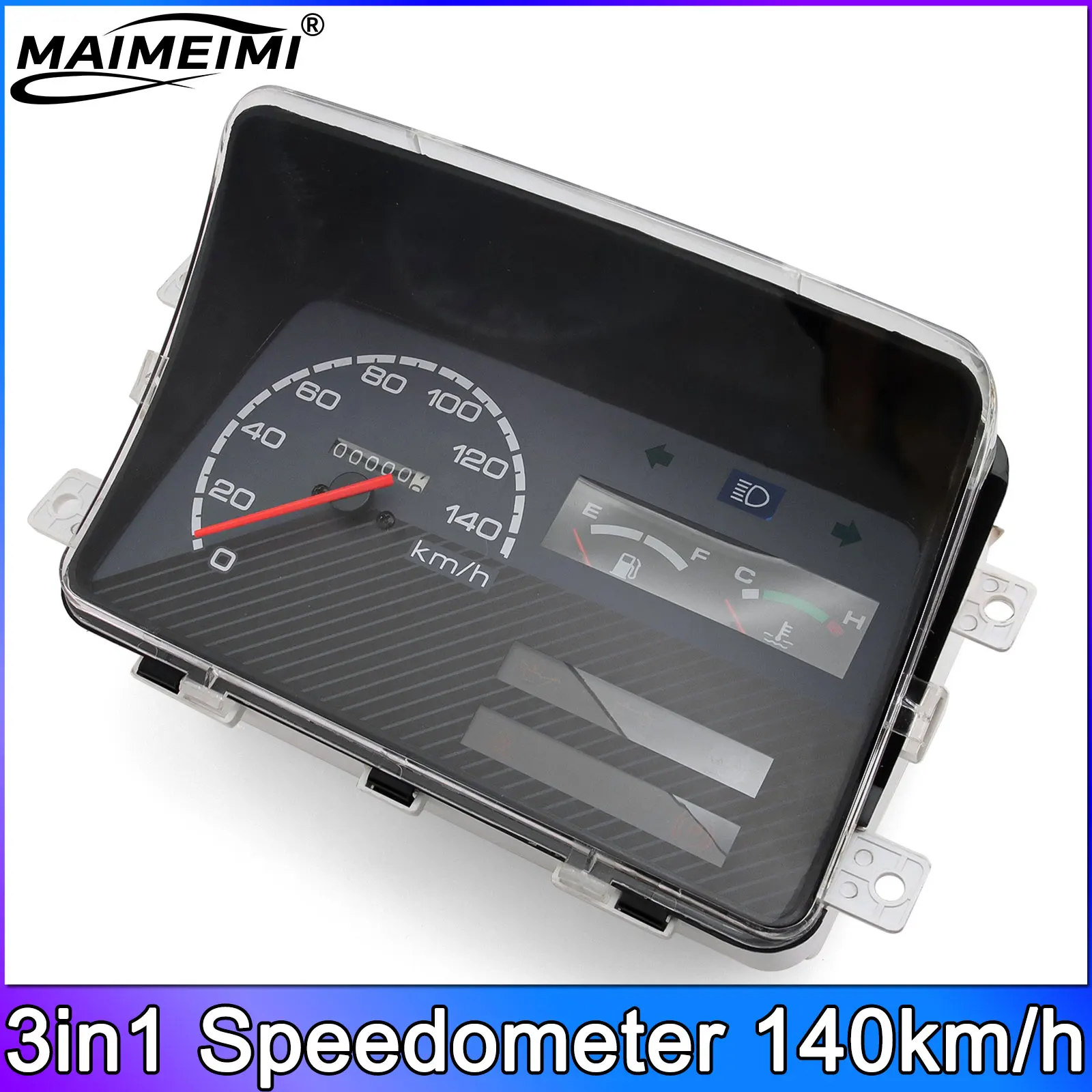 

QC 3in1 Одометр Спидометр Датчик со светодиодным индикатором 140 км/ч Датчик уровня топлива Пресс масла Измеритель температуры воды для Suzuki Changhe ﻿