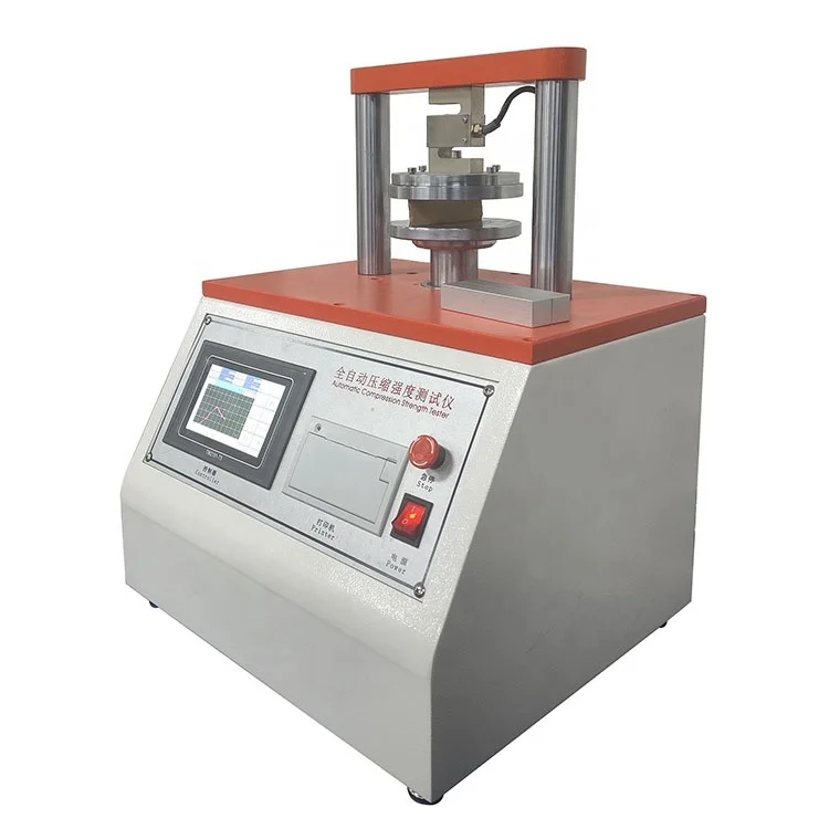 Touch Screen Automatic Compression Strength Tester Paper Crushing Strength Tester Burst Test Machine