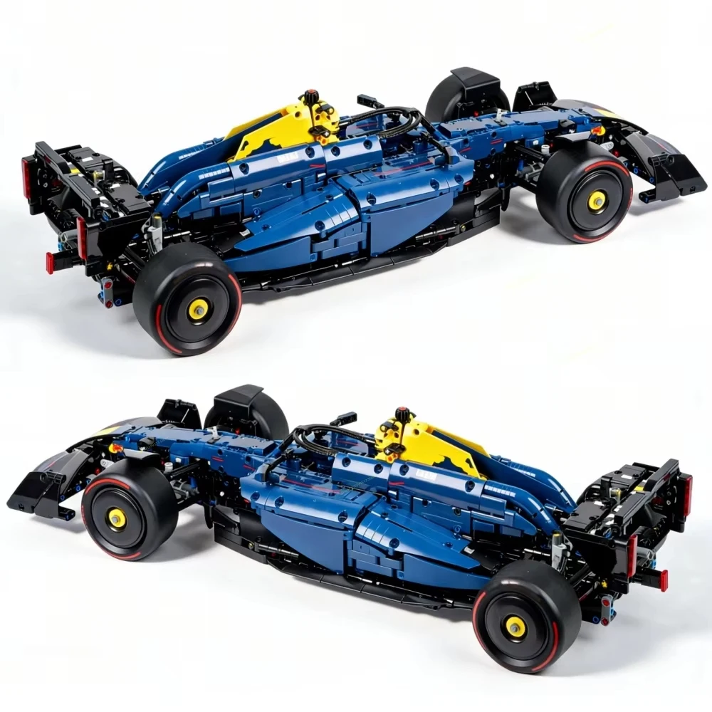 1639 Piezas, Nuevo, 42206, Bloques de Construcción Mecánicos, Modelo de Coche de Carreras de Fórmula para Armar, Juguete para Niños y Adultos, Regalos de Navidad