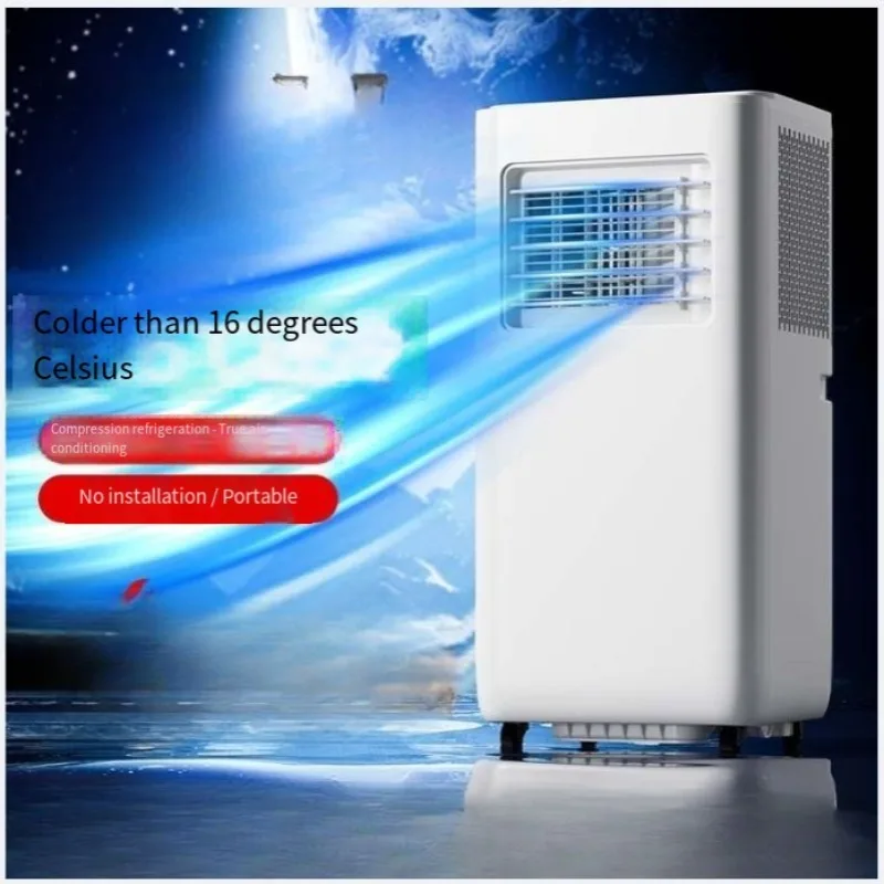 Portable Air Conditioner Cooling & Heating, No External Unit, Compact Single Cool for Rental Kitchen, No Installation
