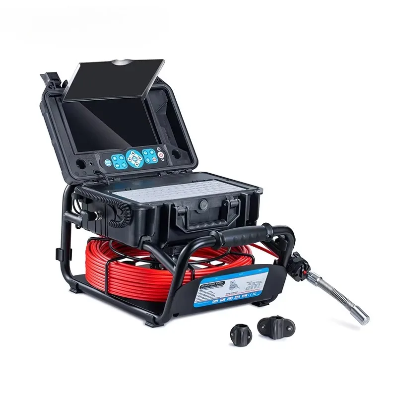 10.1Inch Monitor Centralizer 512Hz Sewage Drain Pipe Inspection Camera With Locator and Receiver