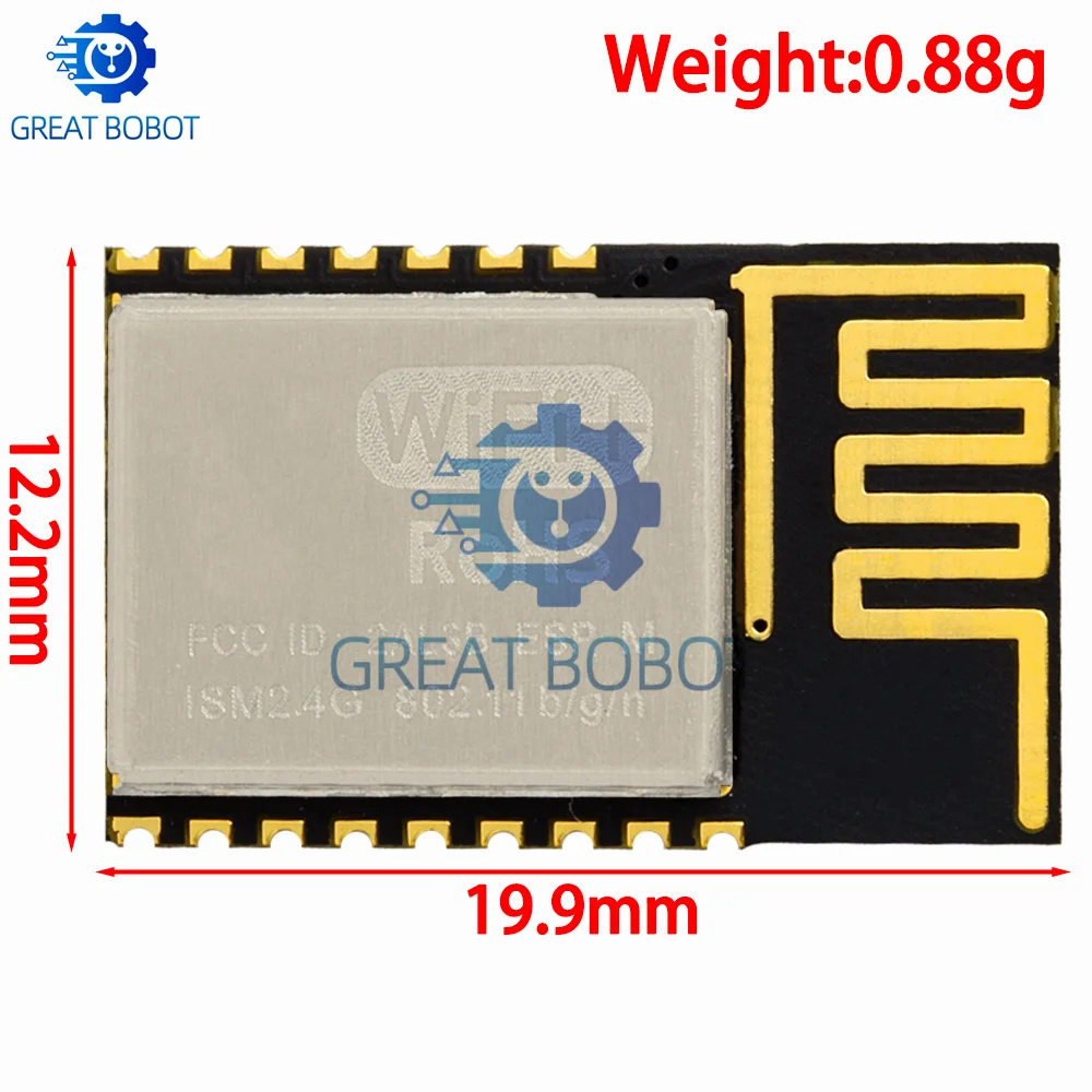 BS 1PCS Official DOIT Mini Ultra-small size ESP-M2 from esp8285 Serial Wireless WiFi Transmission Module