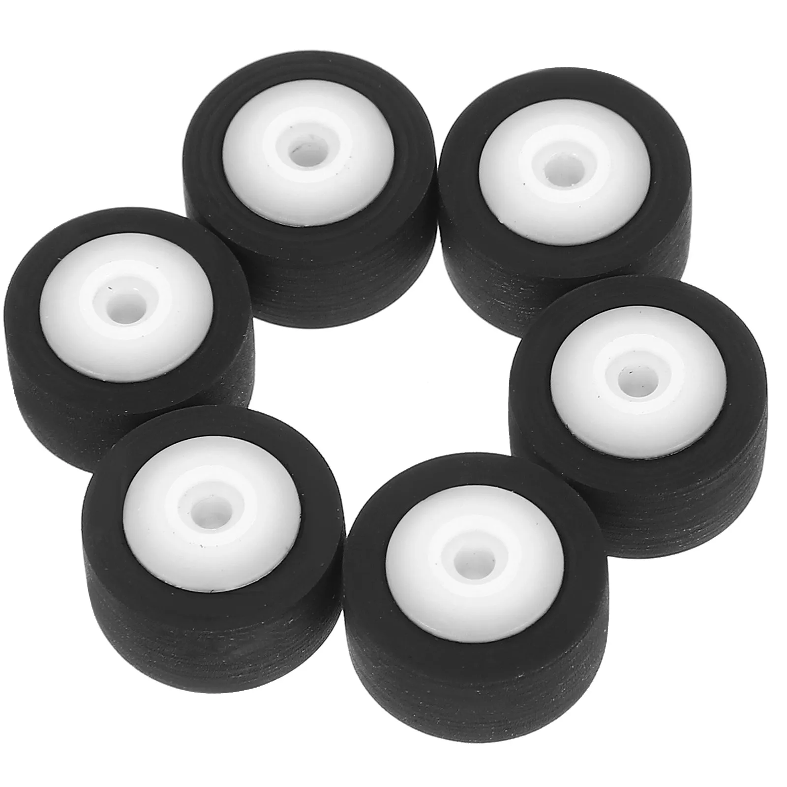 6Pcs Pinch Roller Plastic Bearing Wheel for Tape Recorder Radio Cassette Player Recorder Maintenance Repair Parts