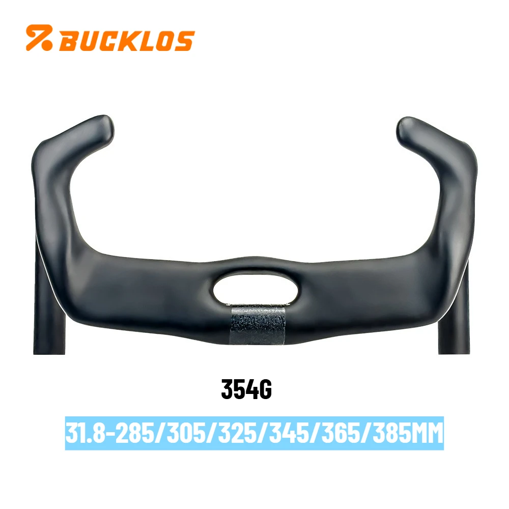 BUCKLOS Vollcarbon-Rennradlenker, 285mm Professioneller Sprint-Rennlenker für Fixie-Fahrräder, Fahrradzubehör – Detail 1