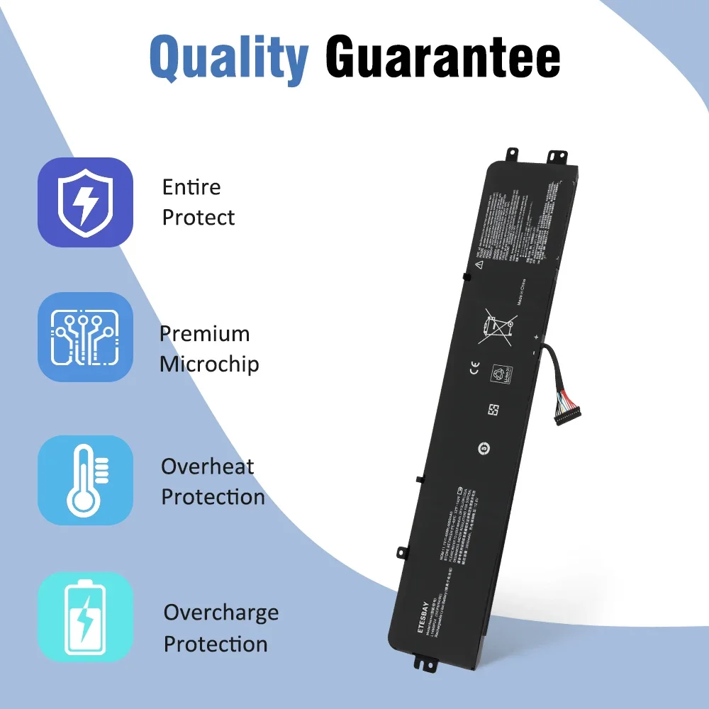 ETESBAY L14M3P24 Laptop Battery 45WH/4050mAh For Lenovo IdeaPad Y700-14ISK 700-15ISK 700-17ISK Legion Y520-15IKBA L16S3P24