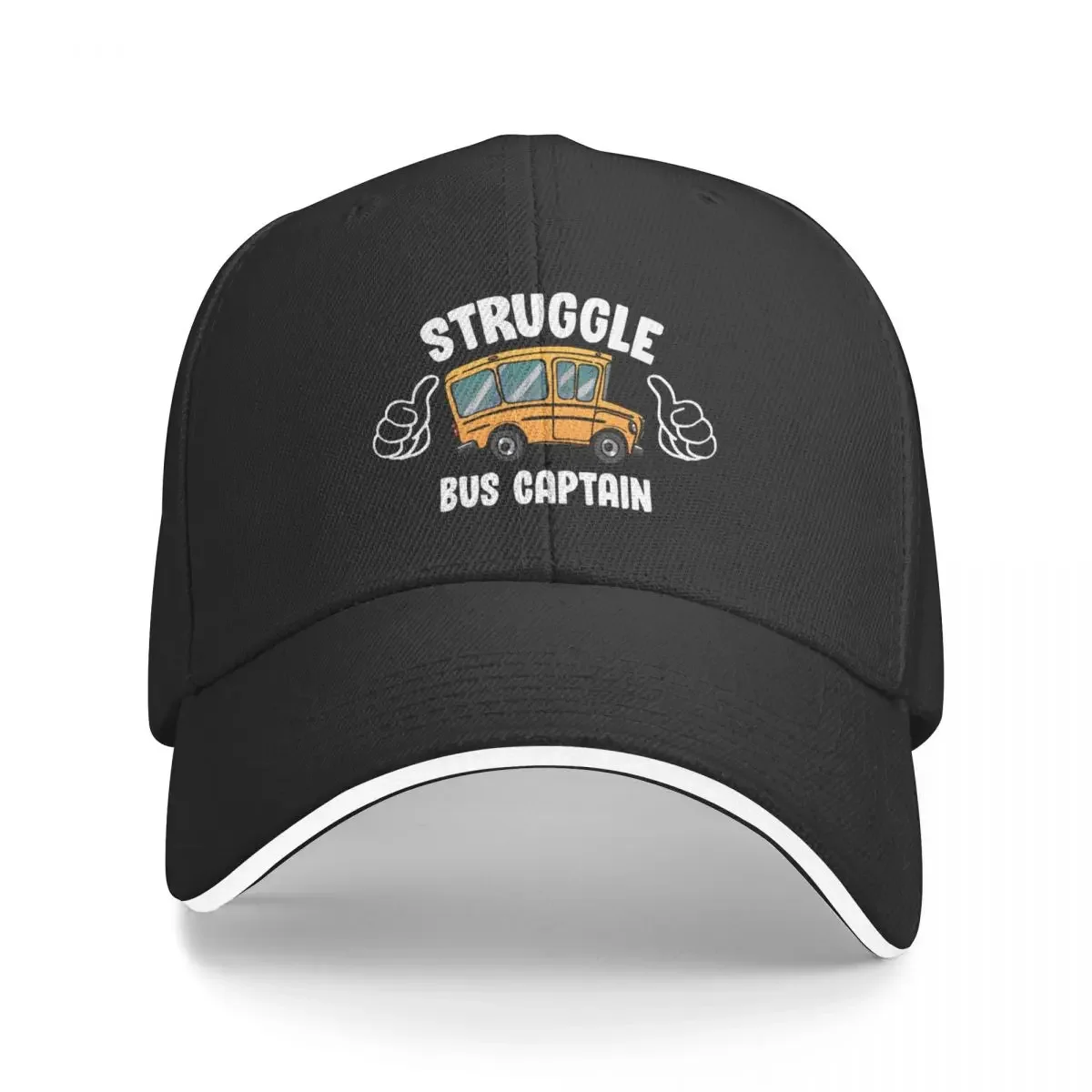 Struggle Bus Captain : Funny Struggling Sayings Baseball Cap Hat Beach Horse Hat Golf Men Women's