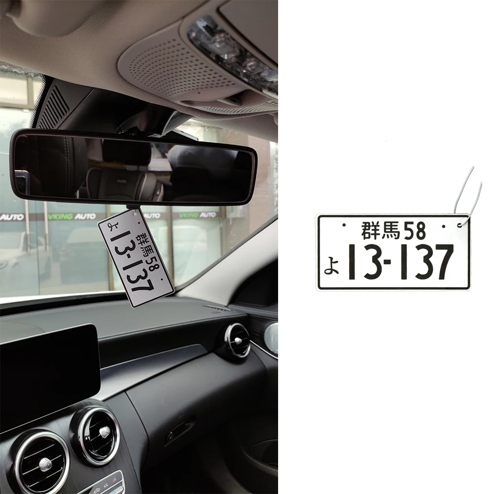 عالية الجودة سيارة معطّر الهواء شنقا السيارات مرآة الرؤية الخلفية العطور JDM سباق نمط توربو الفرامل صدمة مثير فتاة الصلبة ورقة 1 قطعة