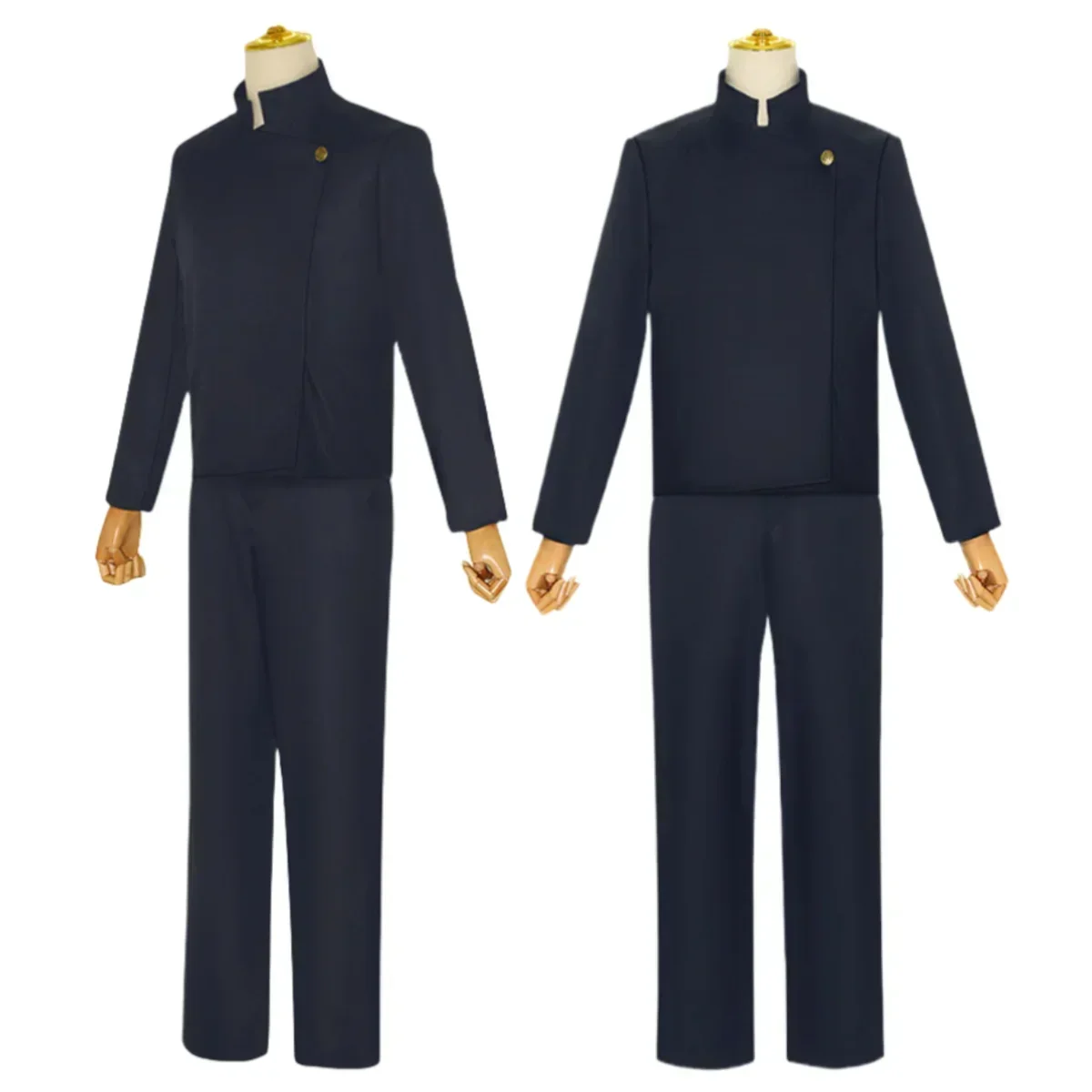 Costumes de cosplay Gojo Satoru 2026 pour hommes, uniforme de lycée anime, perruque, costume d'Halloween, vêtements pour