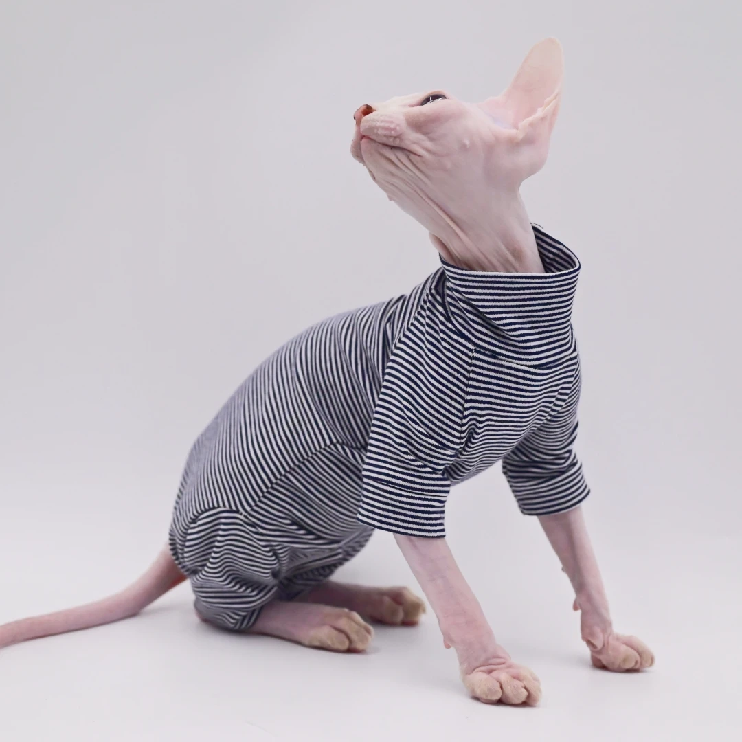 

Hairless Cat Clothes 4 legs Pure Cotton Comfortable Sphynx Cat Clothes,Devon Clothes, Kornish Clothes