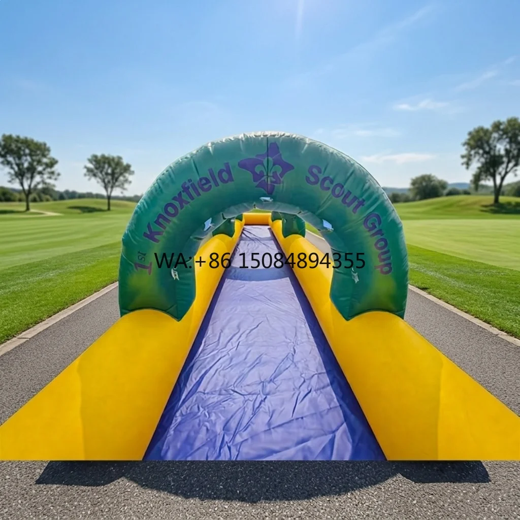 40ft Single Lanes Inflatable Water slip n Slide the City Outdoor Event Rental Used