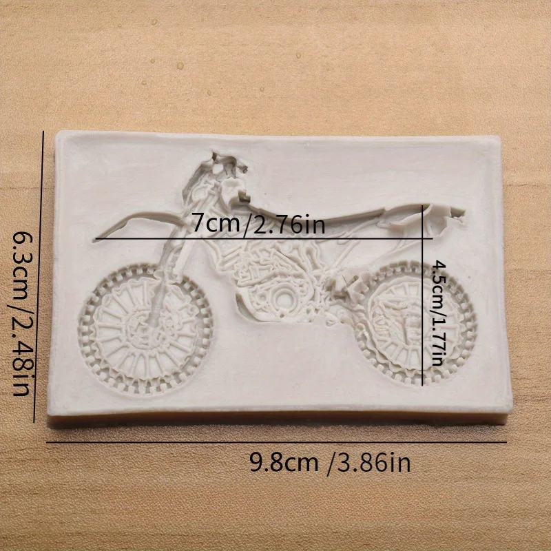 1pc Offroad Motorrad Silikon form für DIY Auto Aroma therapie & Dekor, Gips Ton Bastel werkzeug