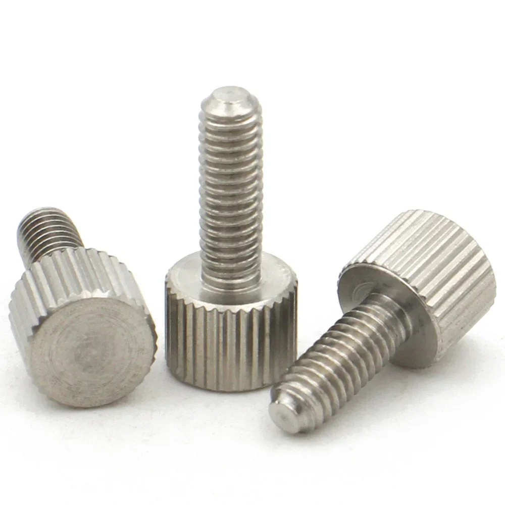 1-5pcs 304 Stainless Steel Thumb Screws M2 M3 M4 M5 M6 M8 knurled Head Thumb Bolt,Machinery,Tool Round Adjustment Hand Screw