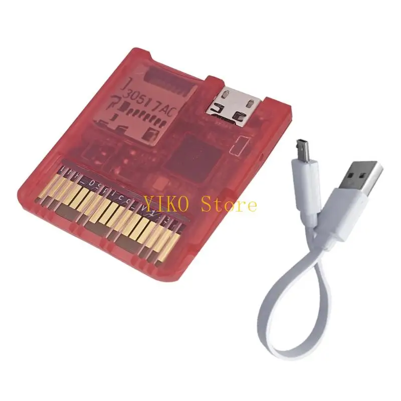 K32C Gaming Accessories Transparent Case Game Card Easy Updates for Console Game Cartridge with RP2040 MCU