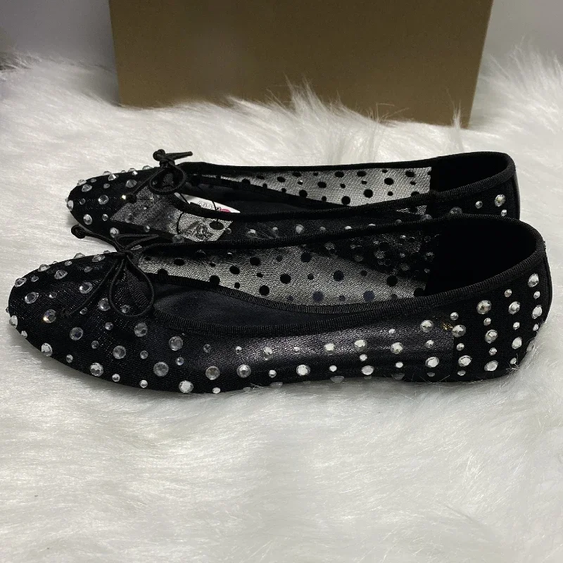 

Breathable Mesh Rhinestone Flat Sandals Women Round Toe Shallow Bow Dress Shoes Comfy Beach Brand Ballet Mary Jane Shoes Women