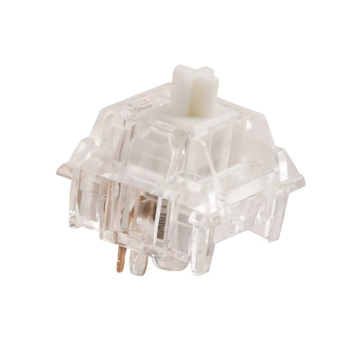 GAZZEW Boba U4 RGB Transparent Silent Switch V3 Tactile 65g 5 Pins Silimar to Silent Brown Switch Custom for Mechanical Keyboard