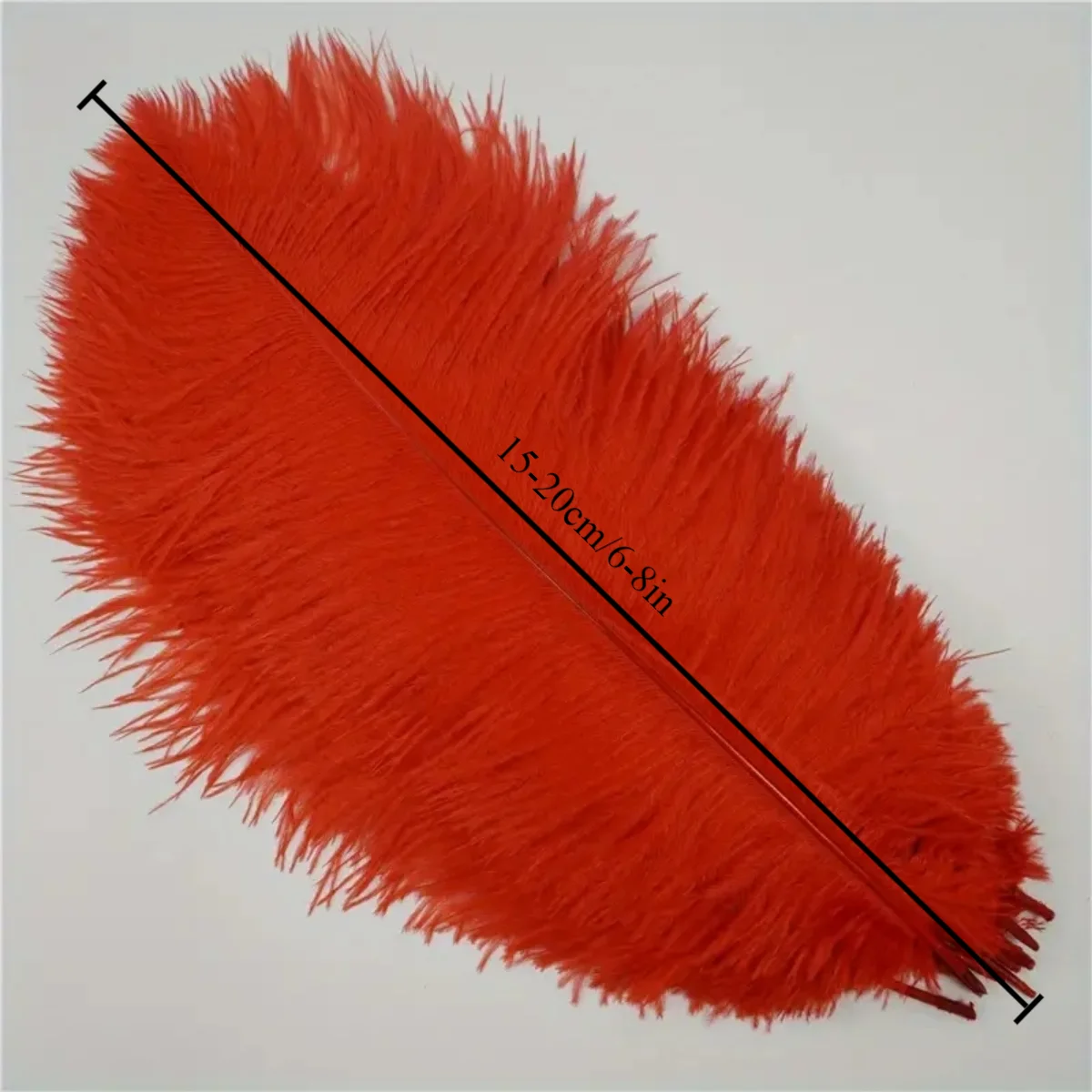 5pcs Colorful Ostrich Feathers, Used As Photo Props, Wedding and Party Background Decoration Diy Decorative Accessories